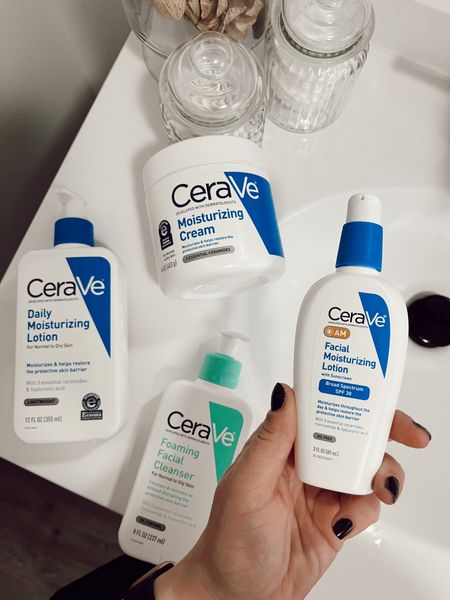 Sensitive skin care routine! All my favorite products that I use daily are by CeraVe and can all be found on Amazon target or Walmart. All around $15! 

Beauty, beauty tips, skincare, skincare routine, skincare products, 

#LTKbeauty #LTKFind #LTKunder50