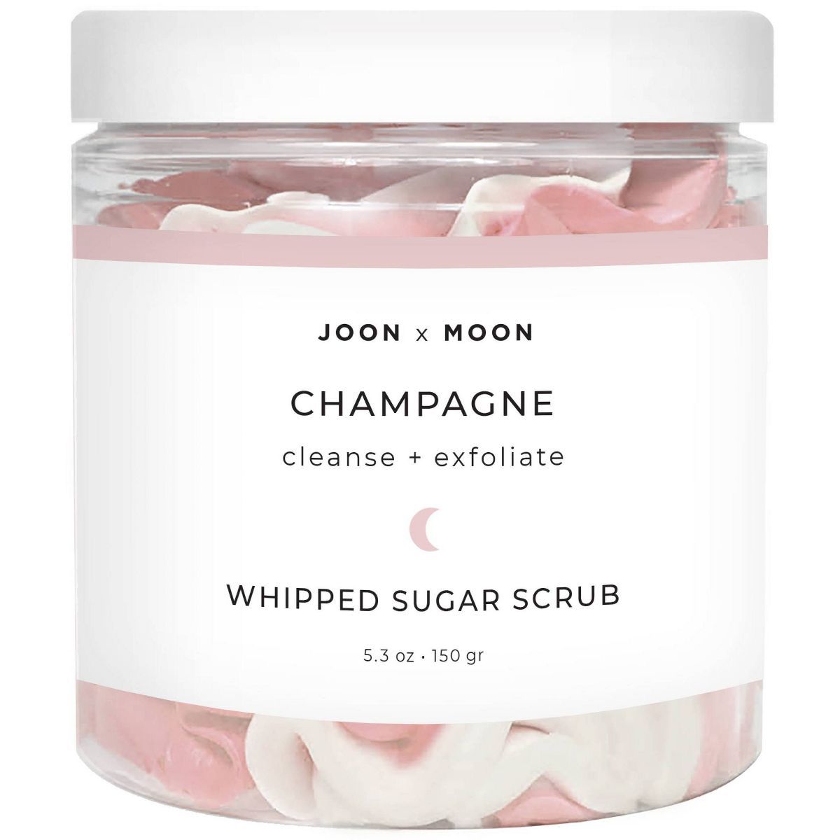 Joon X Moon Champagne Whipped Sugar Fresh Scented Soap Body Scrub - 5.3oz | Target