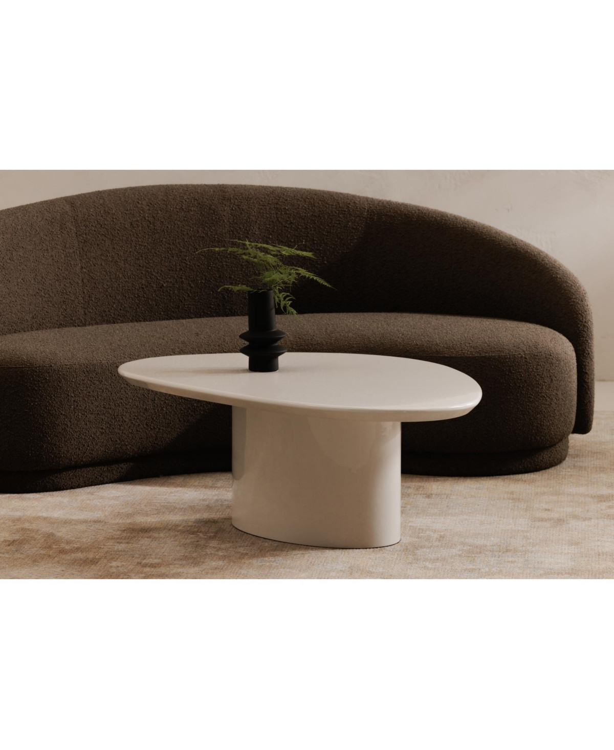 Furniture 46" Wood Eden Coffee Table - White | Macy's