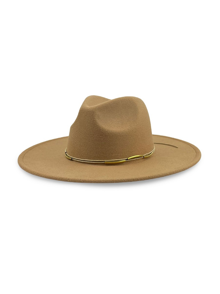 MARCUS ADLER Women's Felt Panama Hat - Camel | Saks Fifth Avenue OFF 5TH