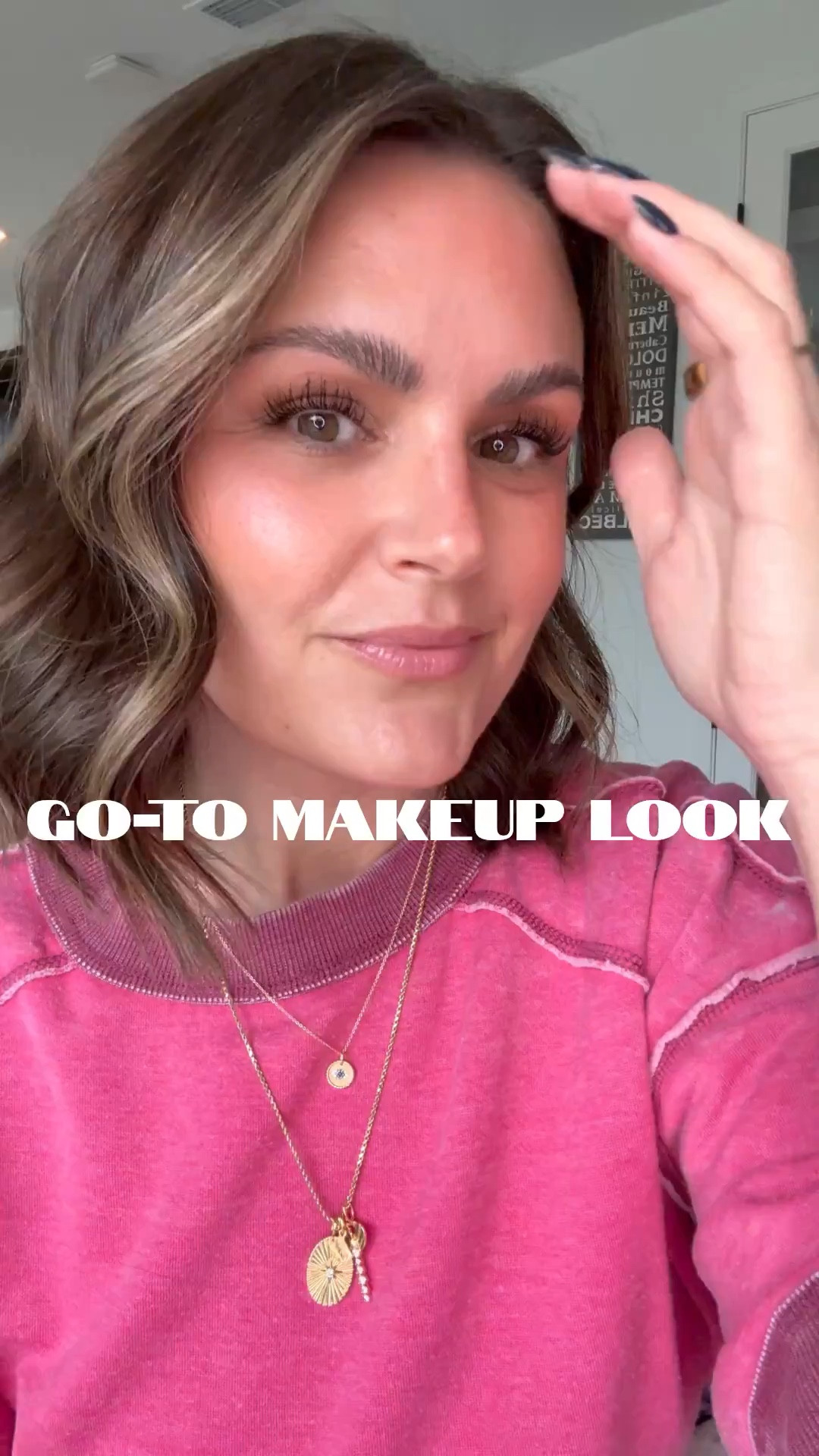 My go-to makeup routine 
*also linked the bag & top (size XS - size way down ) 


Primer: CT setting spray
Brow pen, shade espresso
Kosas tinted spf 40
Elf halo glow, shade 2 (fair/light)
Armani concealer, shade 5
Tarte corrector, shade light-medium peach
Contour/shaping stick, shade medium
Saie Bronzer, shade Spritz
Eyeshadow Primer
Rare beauty liquid blush, shade Joy
Tarte eyeshadow palette, shades Motivator, Innovator & Creator
Setting/brightening powder, shade 3
Kosas powder blush, shade Dreamland
Setting Spray
Mascara, washable black
Lip liner, dusty rose 
Gloss, Pink cloud


Makeup video, makeup tutorial, everyday makeup, grwm, Courtney Hamilton, itscourtneyhamilton

#LTKspring #LTKgrwm #LTKBeauty