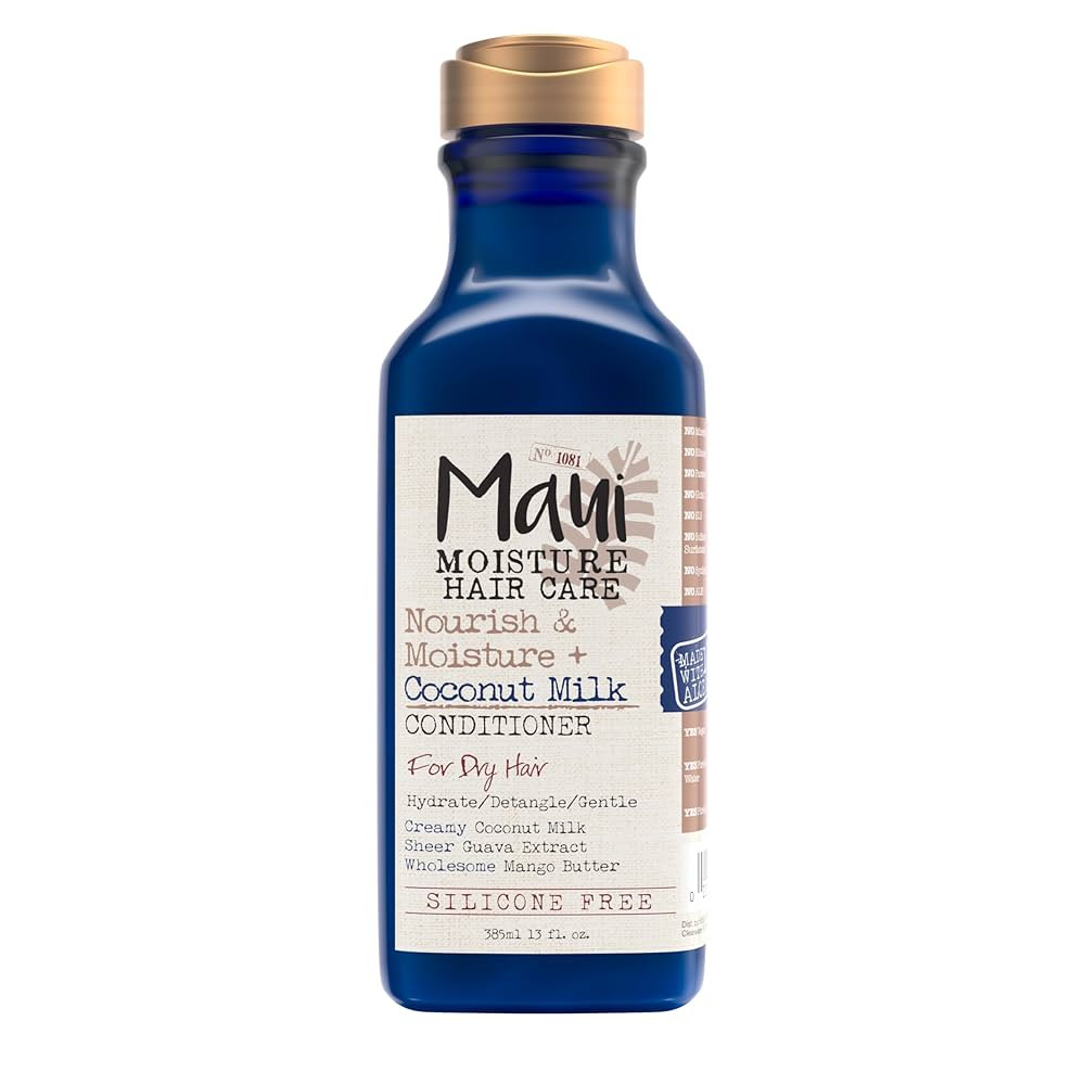 Maui Moisture Nourish & Moisture + Coconut Milk Conditioner to Hydrate and Detangle Curly Hair, L... | Amazon (US)