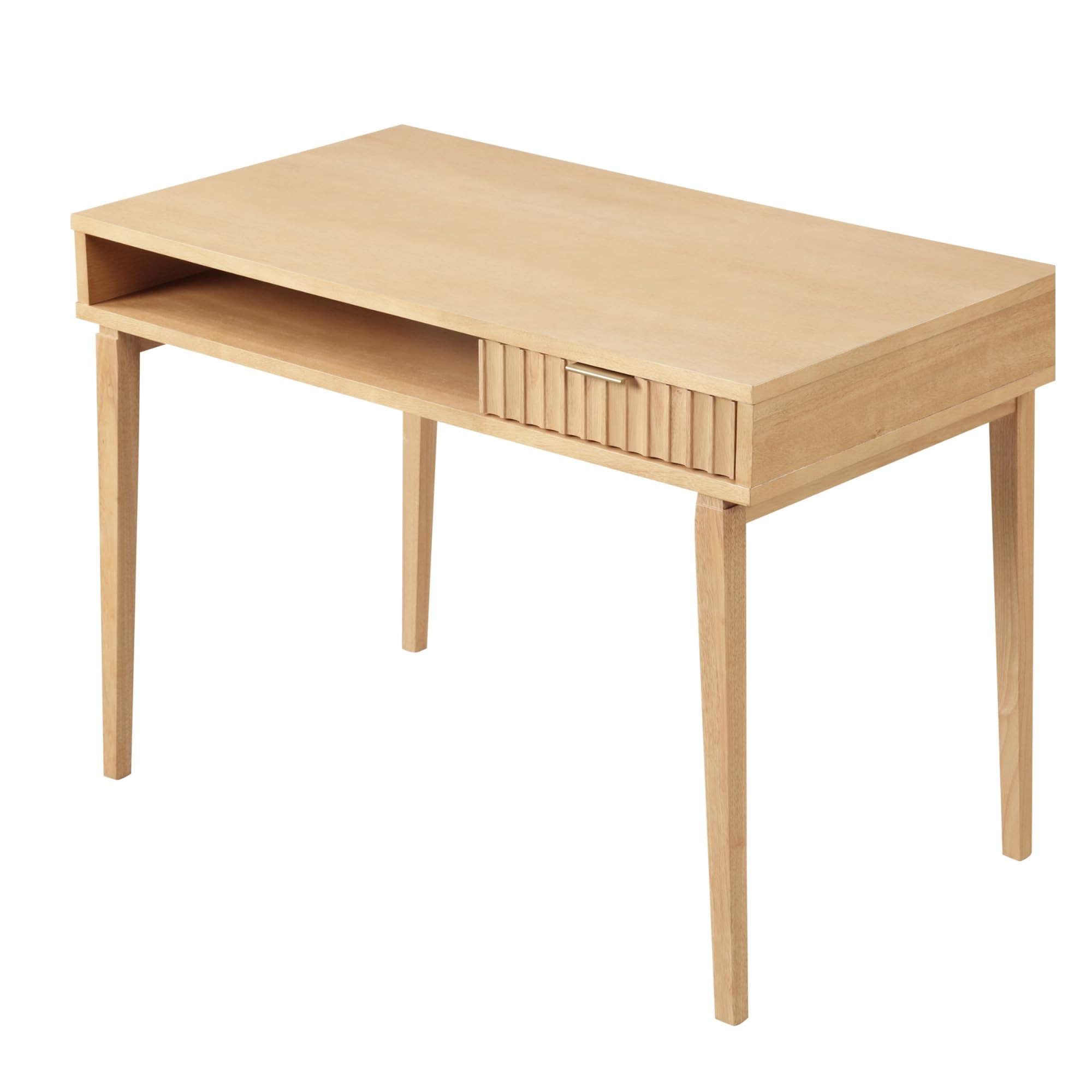 Nathan James Jasper Small Home Office Desk with Storage, Bohemian Writing Desk with Drawer and Op... | Amazon (US)