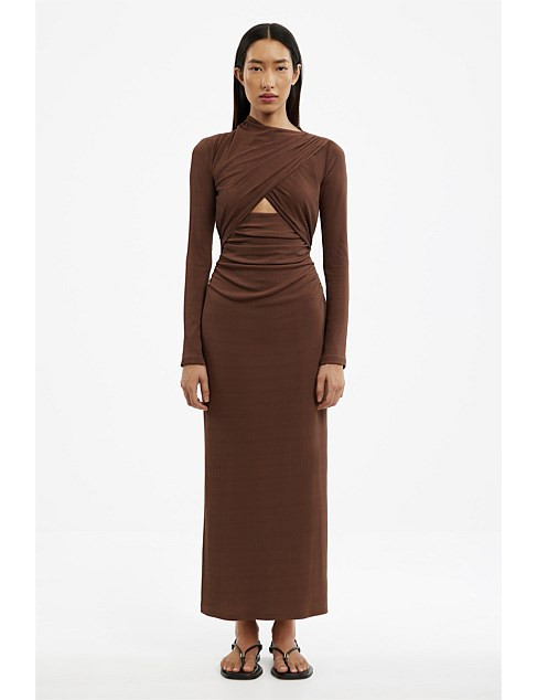 GABRIANA LONG SLEEVE MIDI DRESS | David Jones (Australia & New Zealand)