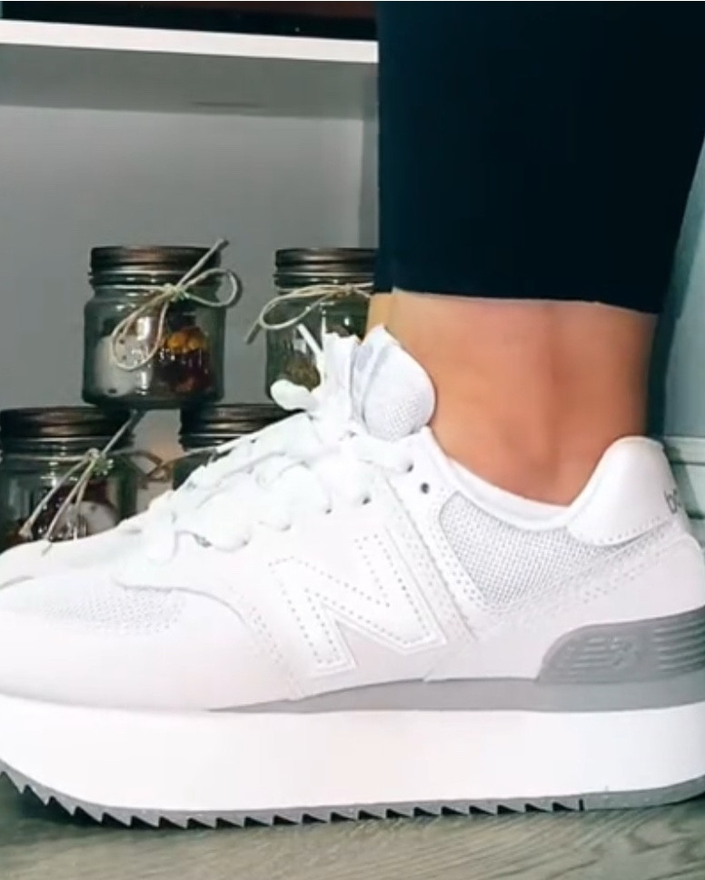 New Balance 574+ #newbalnace #shoes #platform 

#LTKFindsUnder100