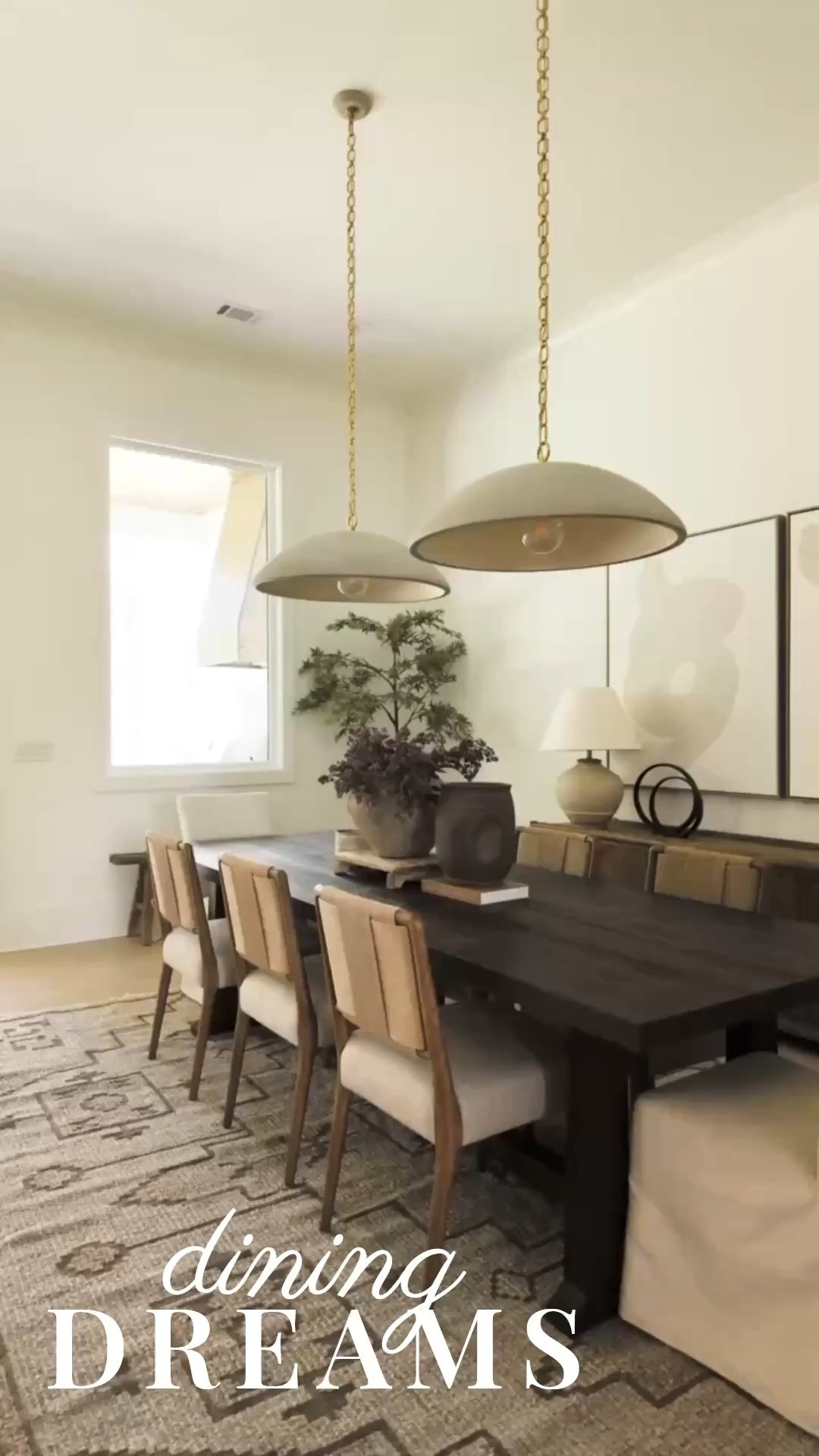 Good lighting changes everything 💡✨

These statement pendants bring a soft glow to this Modern Classic dining space — perfectly balancing warmth, texture, and timeless style. Proof that great design is all about the details.

#porcheandco #modernclassic #diningroomdecor #interiorinspo #lightingdesign #neutralhome #warmneutrals #classicinteriors #interiordesign #timelessstyle #modernhome #homedecor #interiorstyling #interiorinspiration

Do you want to bring our dreamy Modern Classic style interior design into your own home? 🏡 You’re in luck! Reserve our Online Interior Design packages today -> https://porcheandco.com/edesign ✨ We can’t wait to work with you & design your home with #porcheandco



#LTKdayinmylife #LTKstorytime #LTKHome