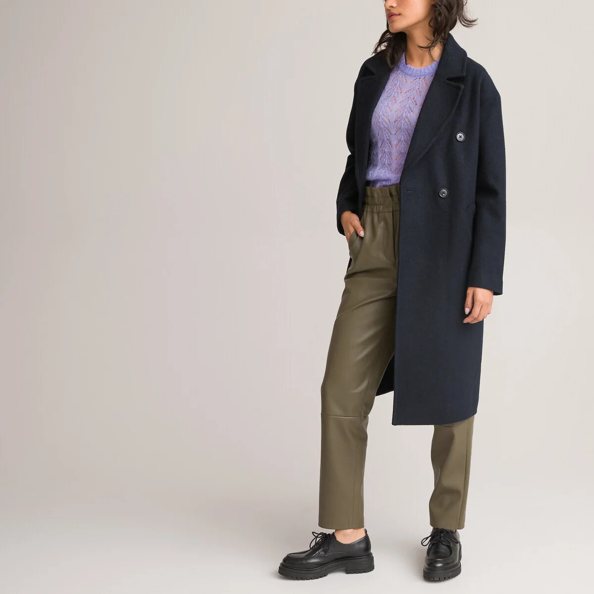 Iconic Wool Mix Coat | La Redoute (UK)