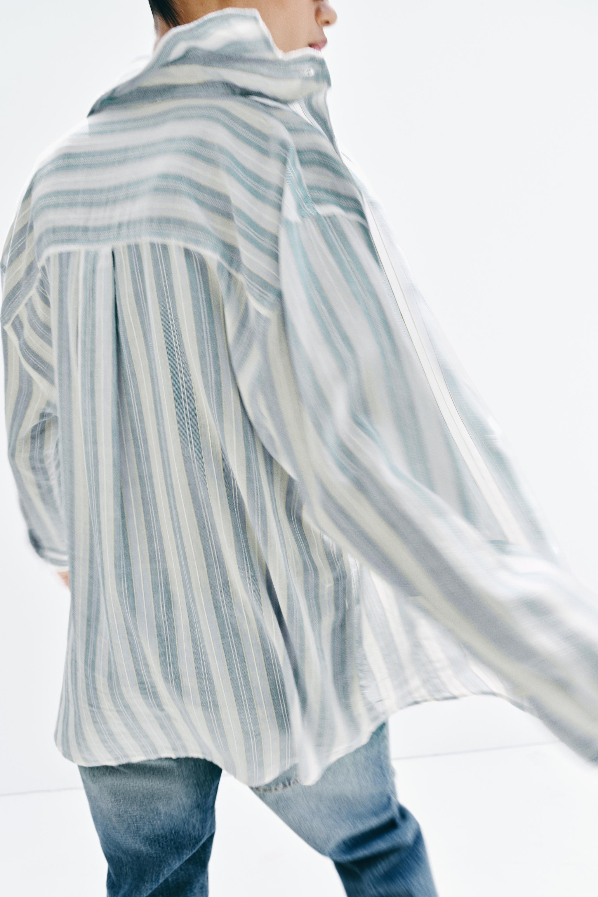 STRIPED VOLUME SHIRT | Zara US
