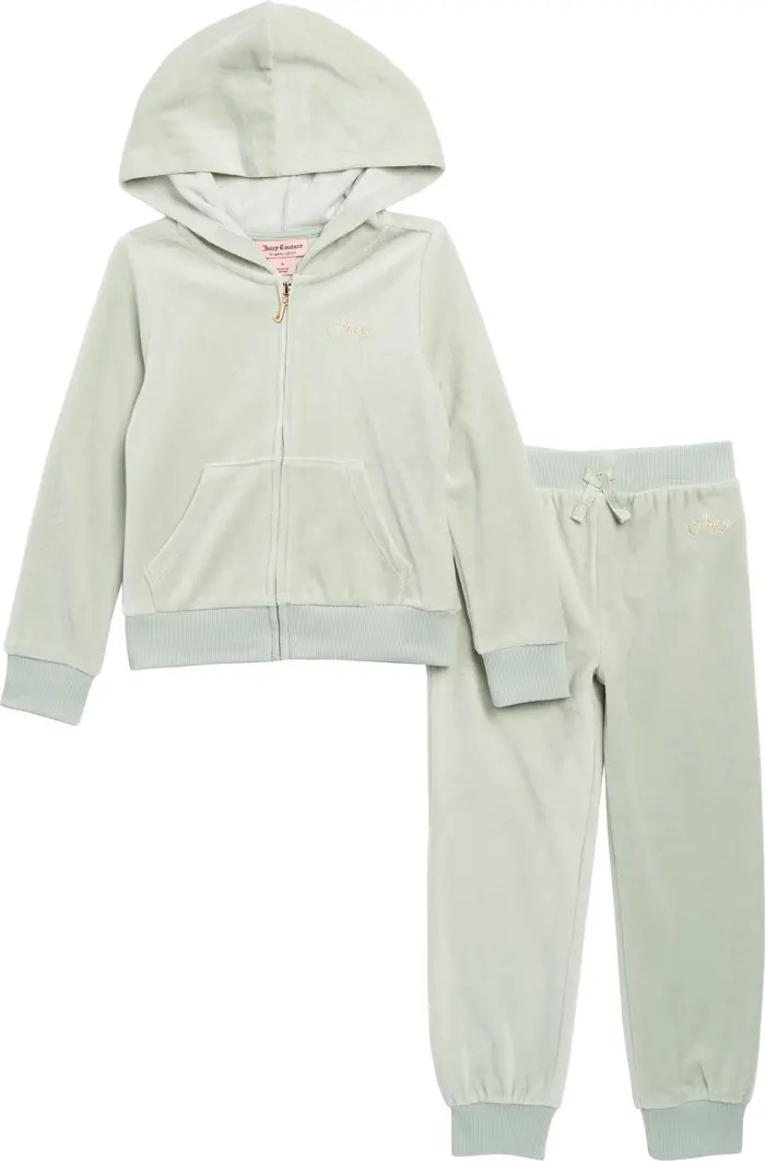 Juicy Couture Kids' Velour Hoodie & Joggers Set | Nordstromrack | Nordstrom Rack