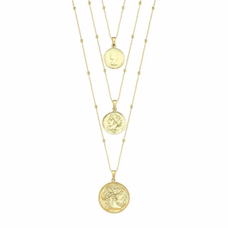 Layer them up Coin Necklace | The Sis Kiss