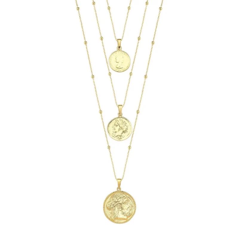 Layer them up Coin Necklace | The Sis Kiss
