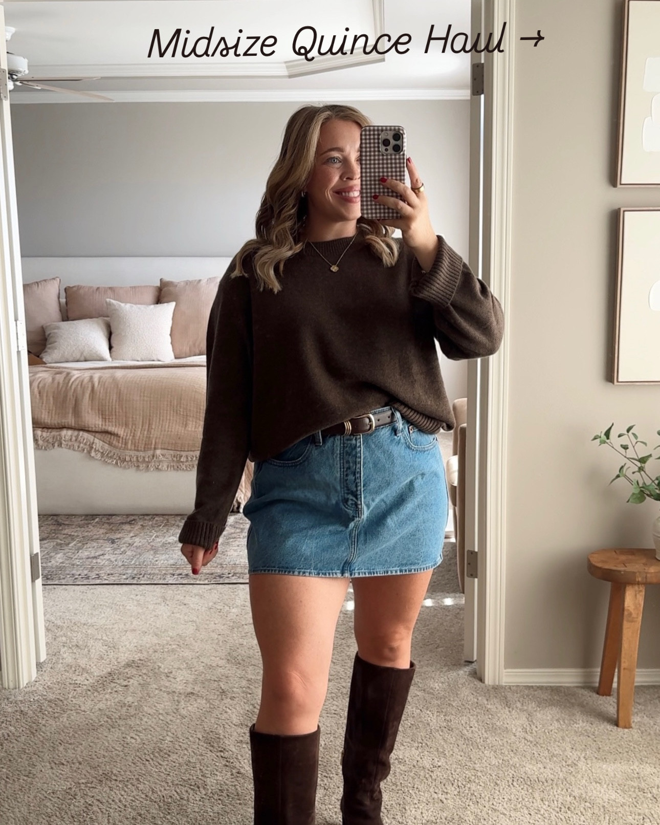 Midsize Quince Haul 🤎✨ Perfect pieces for any fall outfit! 🍂🍁 I’m wearing a size large in everything 🫶🏻 Runs TTS

#quincepartner @onequince

#LTKSeasonal #LTKMidsize #LTKStyleTip