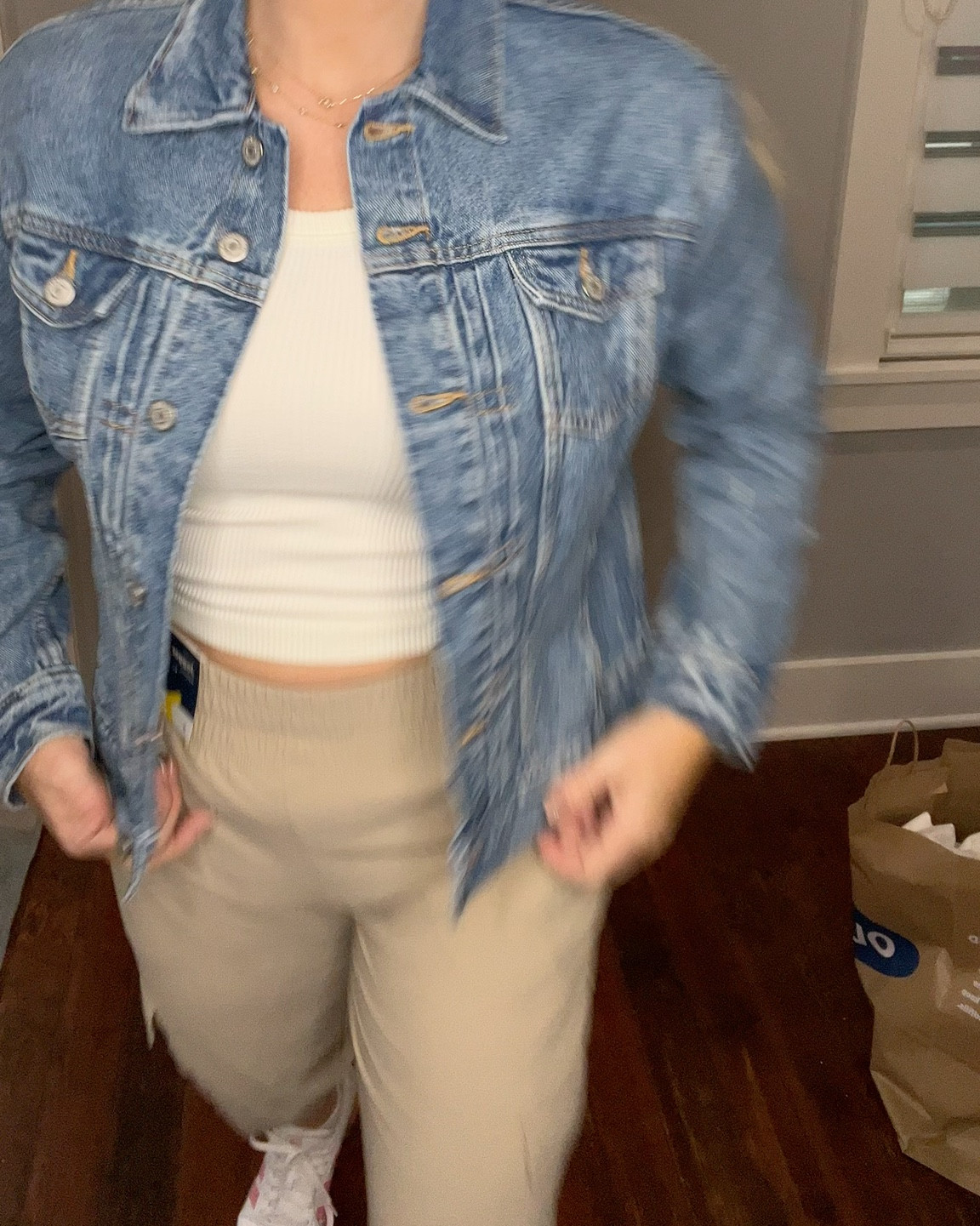 Classic denim jacket. Perfect for travel. I’m wearing a size small  

#LTKTravel #LTKOver40 #LTKFallSale