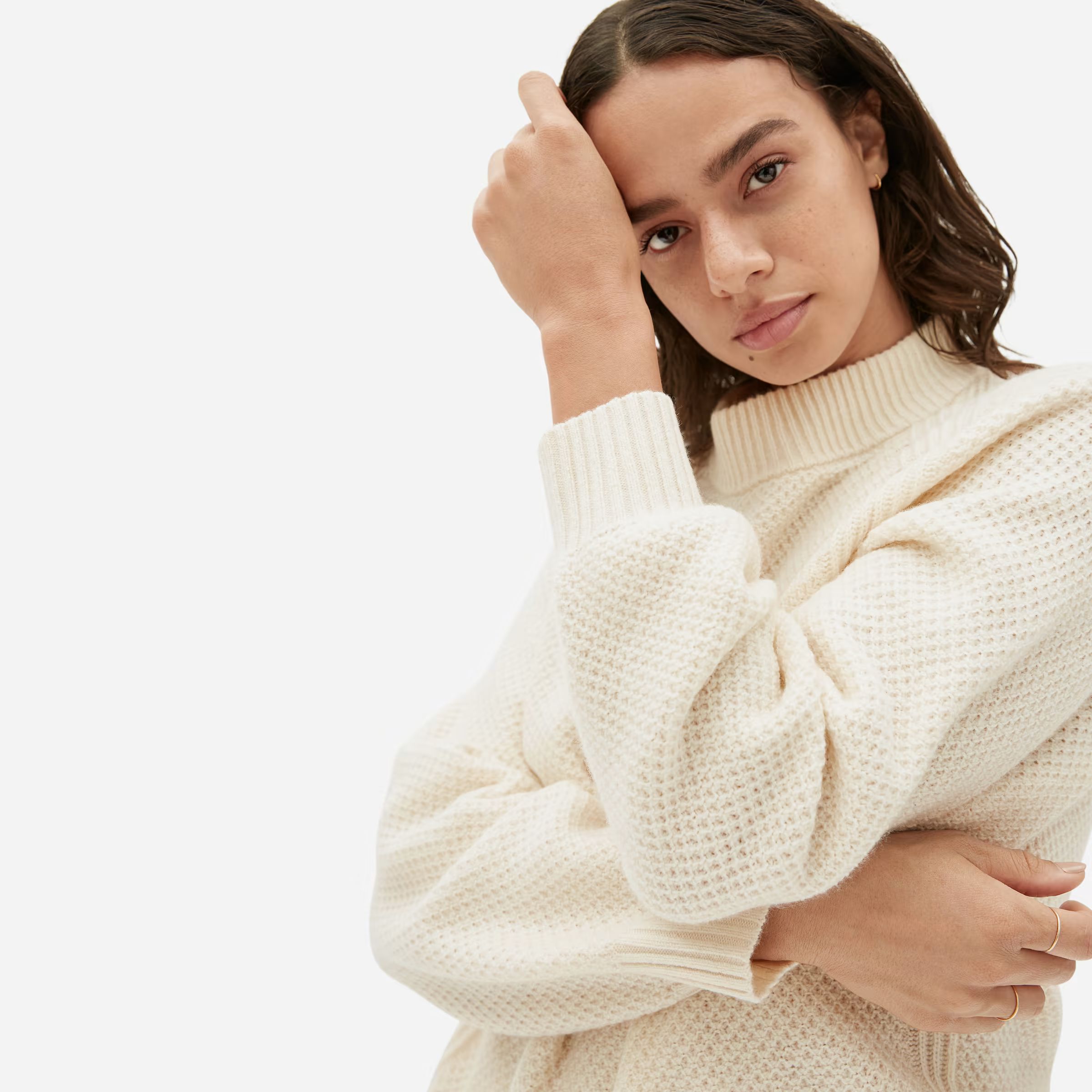 The Oversized Stroopwafel Crew in ReCashmere | Everlane