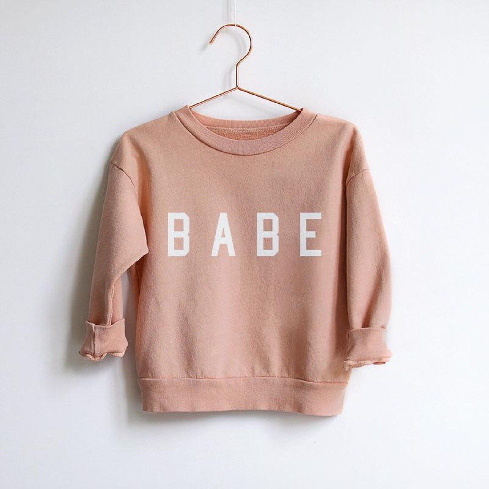 BABE Sweatshirt  BABE Sweater Toddler Babe Sweatshirt | Etsy | Etsy (US)