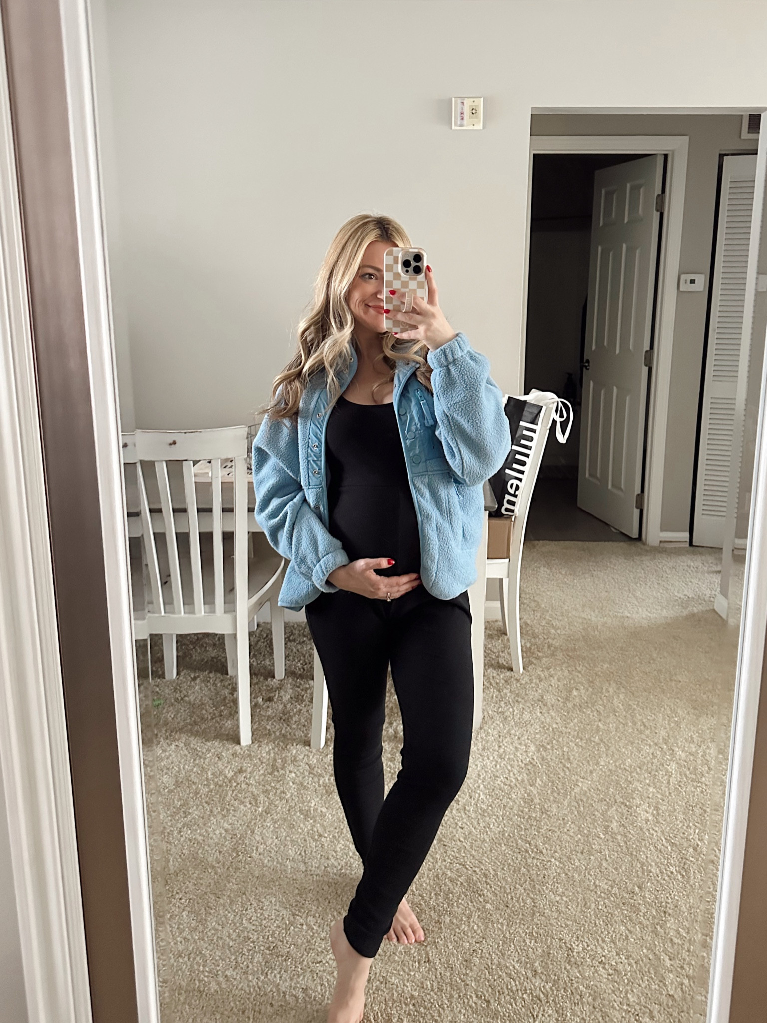 Amazon jacket + maternity jumpsuit 

#LTKfindsunder50 #LTKbump #LTKtravel