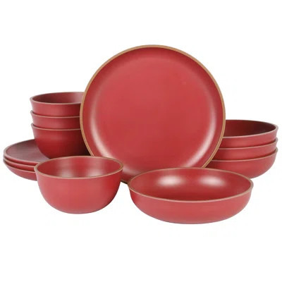 Gibson Home Melamine Dinnerware Set - Service for 4 | Wayfair North America