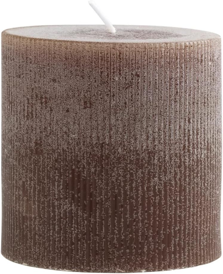 Creative Co-Op Unscented Pleated Pillar Candle | Amazon (US)