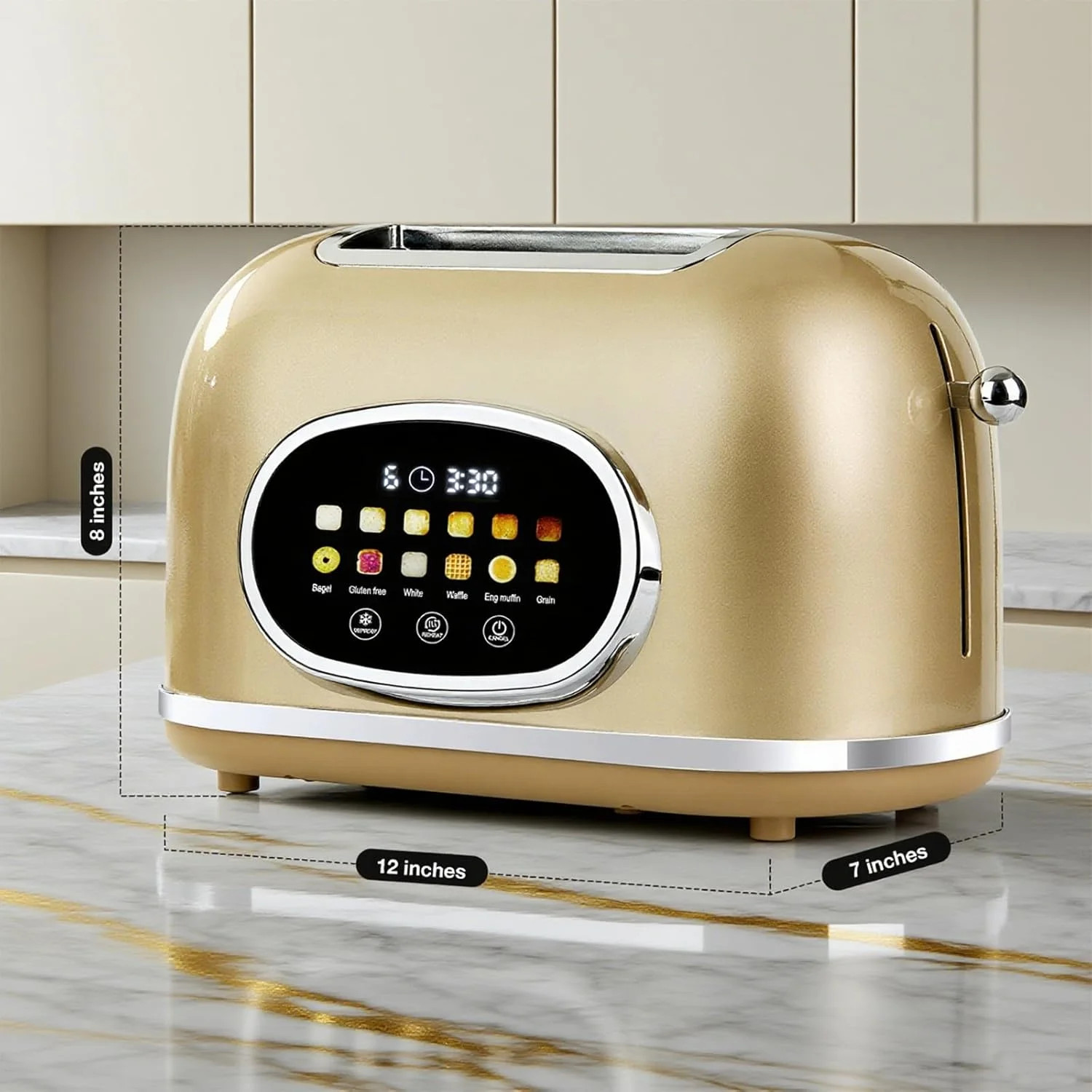 ST045 2-Slice Toaster - Gold | Walmart (US)