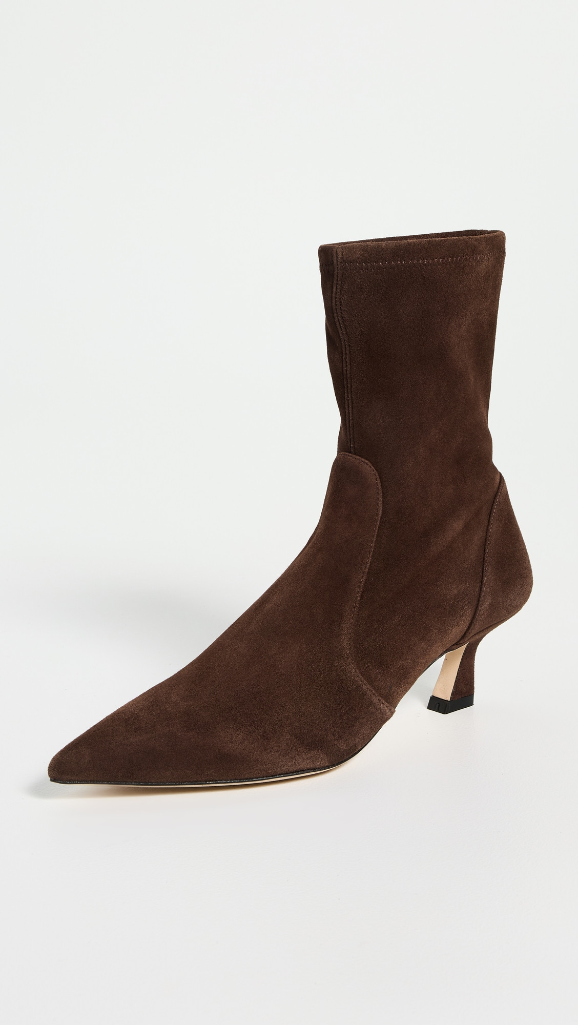 Stuart Weitzman Vinnie 50 Booties Walnut 9.5 | Shopbop