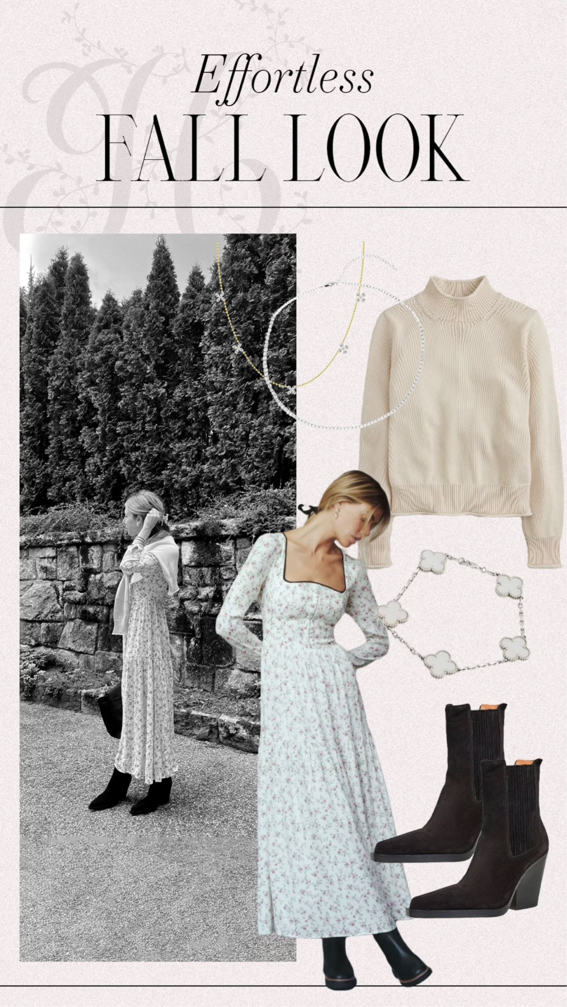 Love this easy fall look on a trip or to wear around town! Dress is true to size, ordered the sweater a size up and boots are the best investment. 

#LTKtravel #LTKSeasonal #LTKstyletip