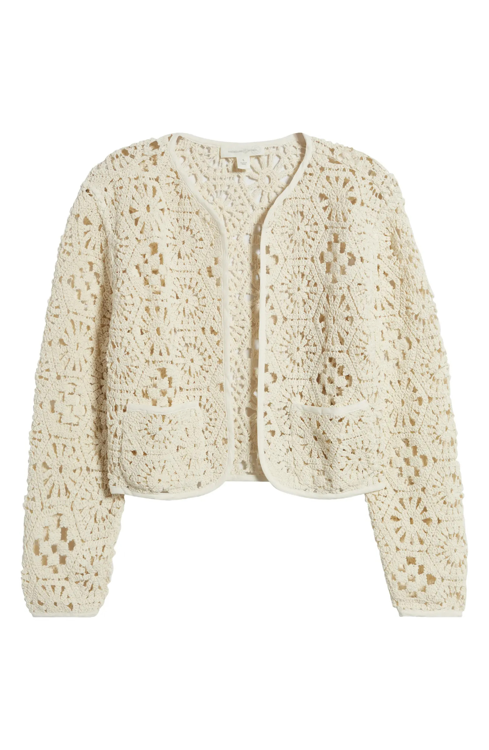 Crop Knit Jacket | Nordstrom