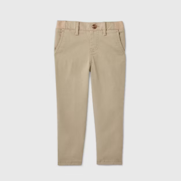 Toddler Boys' Stretch Uniform Straight Fit Pants with Rib Waistband - Cat & Jack™ | Target