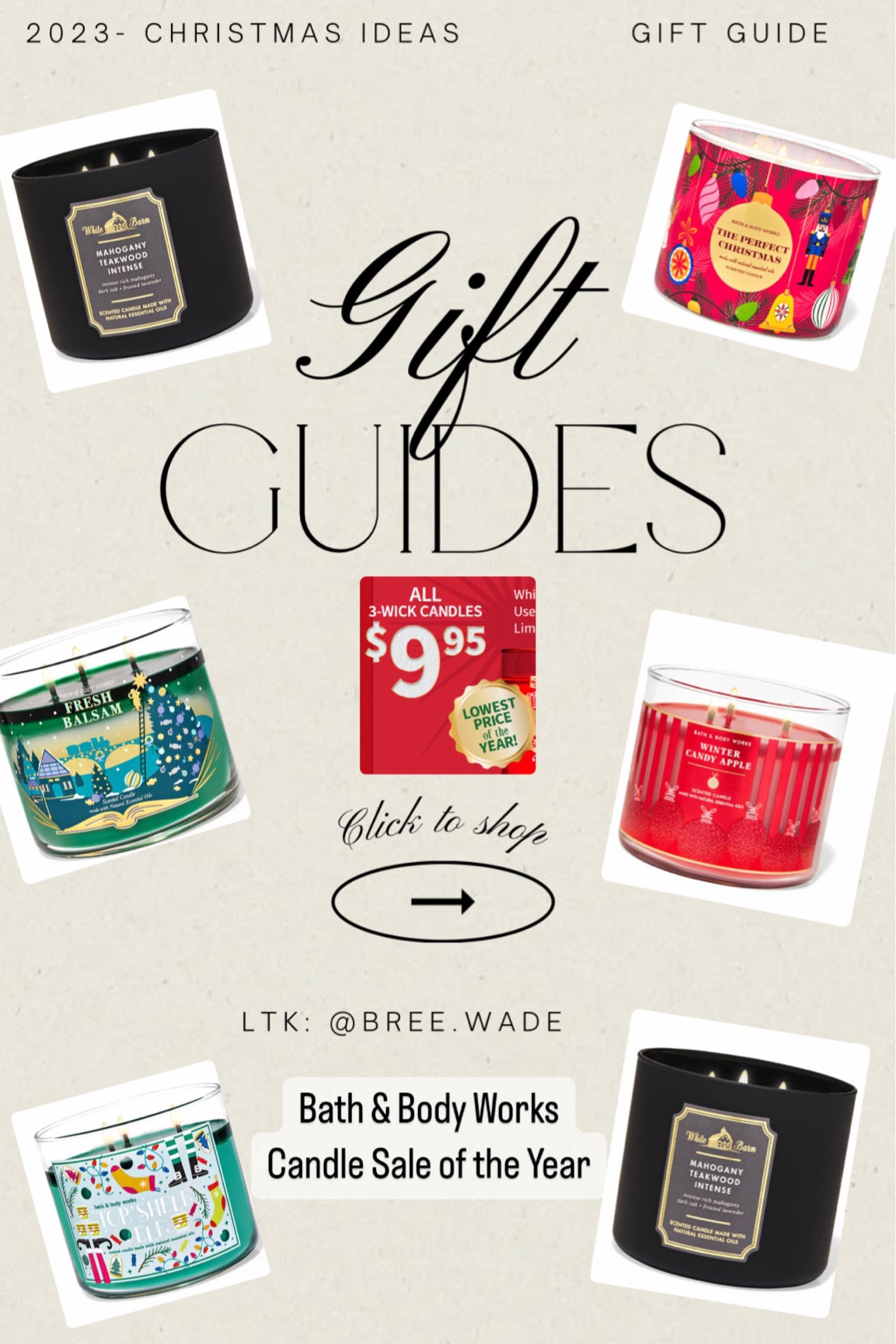 take advantage of the Bath & Body Candle sale: $9.95 all 3-wick candles

#LTKsalealert #LTKGiftGuide #LTKfindsunder50