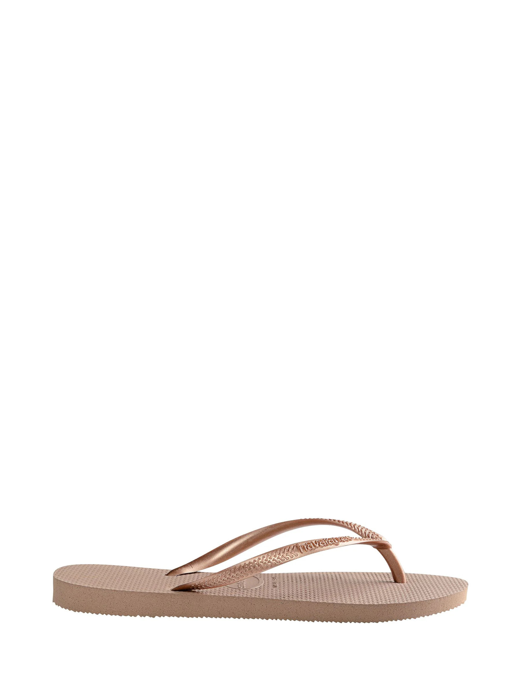Havaianas Havaianas Light Gold Slim Flip Flops | Next US