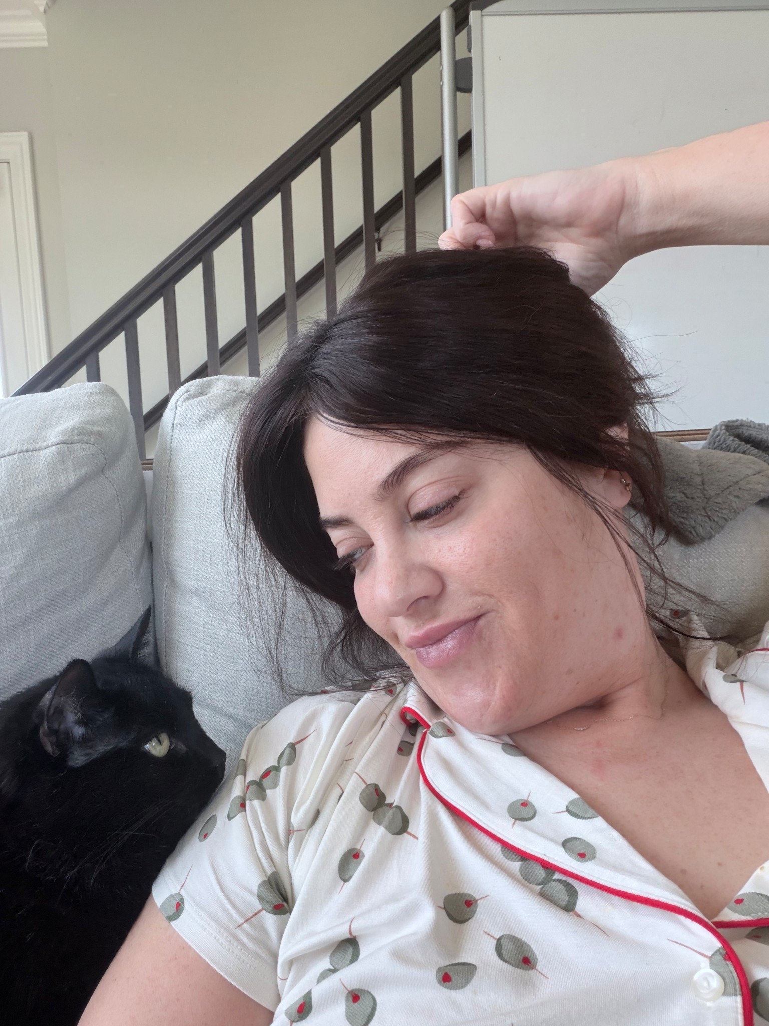 My favorite pajamas now come in short sleeve and shorts. The softest, lightest, I can actually sleep in them without getting hot. And they’re cute AF. 