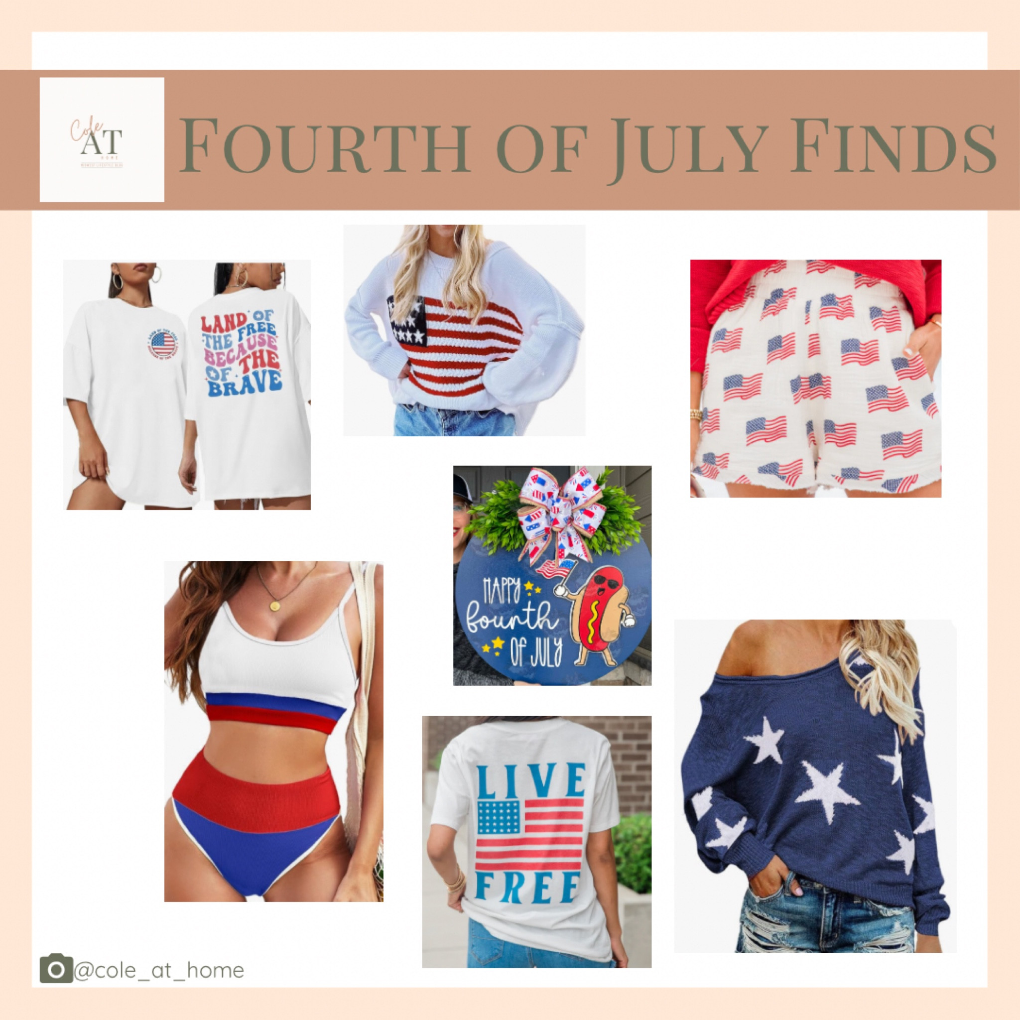 Fourth of July outfits, patriotic, summer outfits

#LTKFindsUnder50 #LTKSeasonal #LTKStyleTip
