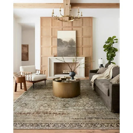 Loloi II Layla LAY-03 Oriental Olive / Charcoal Area Rug 9 -6 x 14 | Walmart (US)