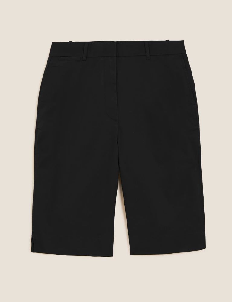 Cotton Rich Knee Length Chino Shorts | Marks & Spencer (UK)