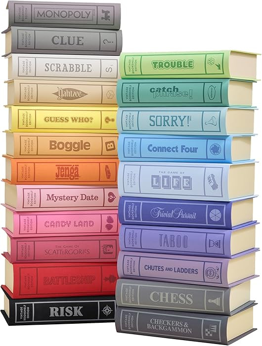 WS Game Company Complete Collection of 22 Vintage Bookshelf Board Games Including Scrabble, Monop... | Amazon (US)