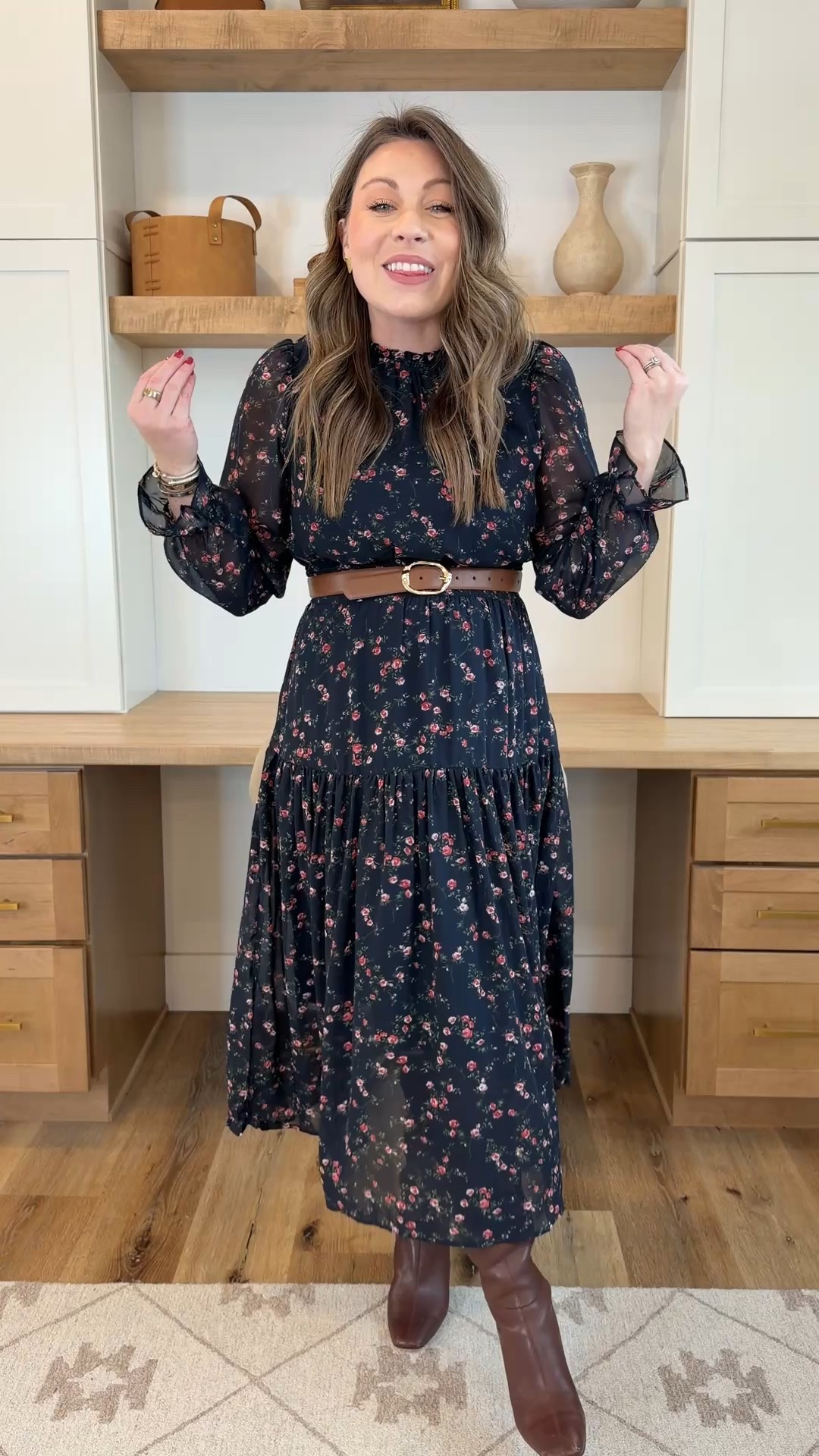 Amazon maxi dress! Has the cutest floral pattern and looks great styled with a belt! 

#LTKU #LTKFindsUnder50 #LTKootd