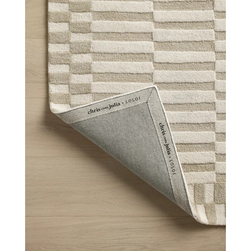 Chris Loves Julia x Loloi Bradley Ivory / Beige Area Rug | Wayfair North America