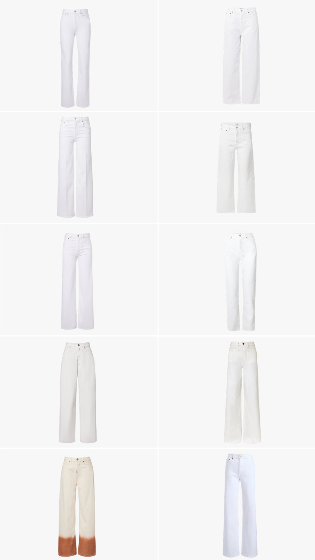 White jeans for spring summer 

 