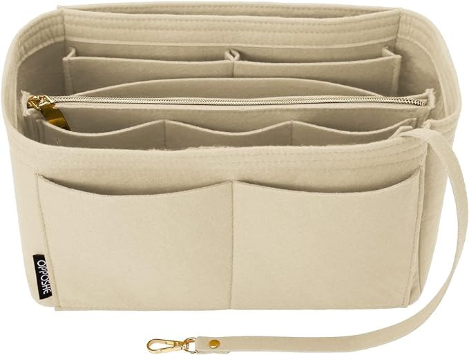 OPPOSHE Purse Organizer Insert for Handbags, Softened Felt Bag Insert Organizer for Tote, Compati... | Amazon (US)