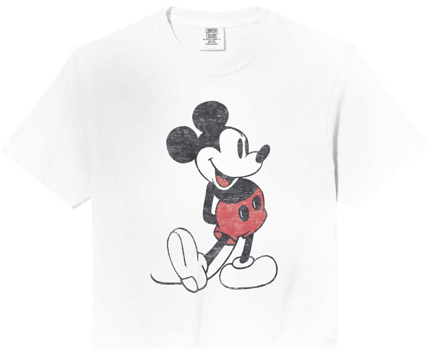 Disney Mickey & Friends Mickey Mouse Vintage Portrait Women's Crop Top | Amazon (US)