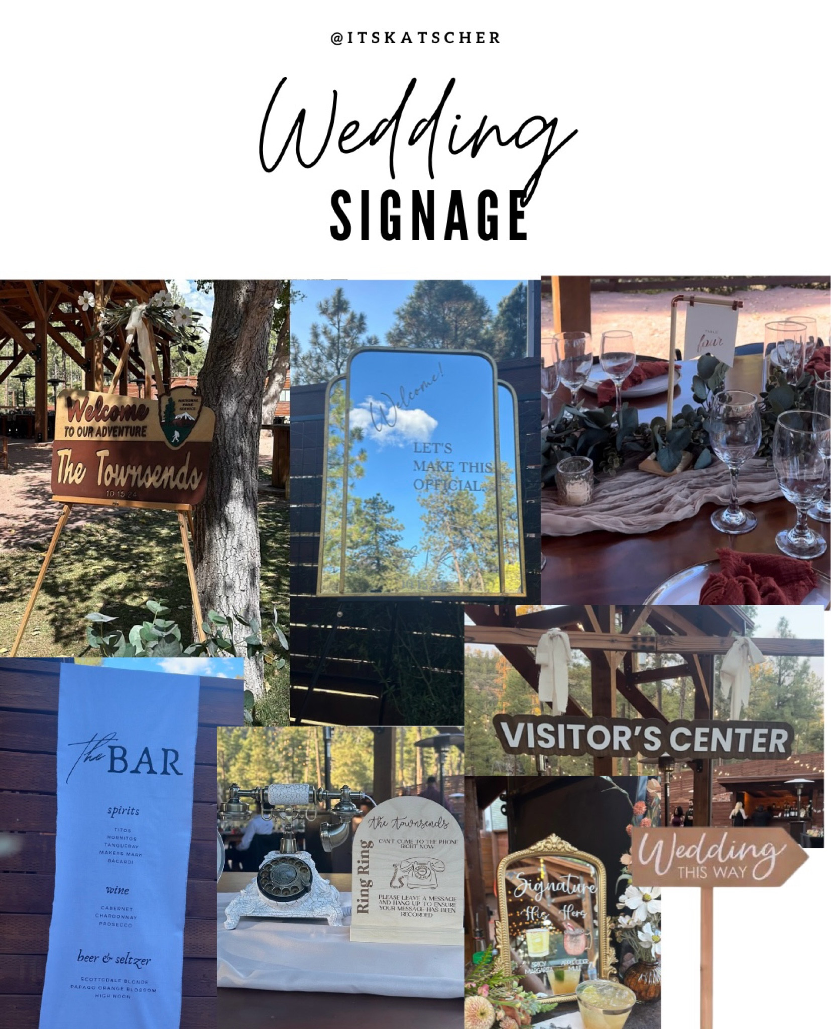 Signage from my wedding!✨🤍


#LTKWedding #LTKParties