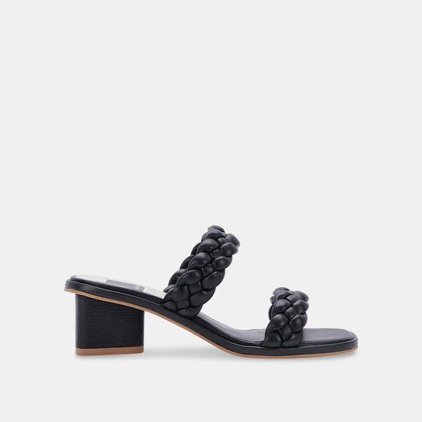 RONIN SANDALS IN BLACK STELLA | DolceVita.com