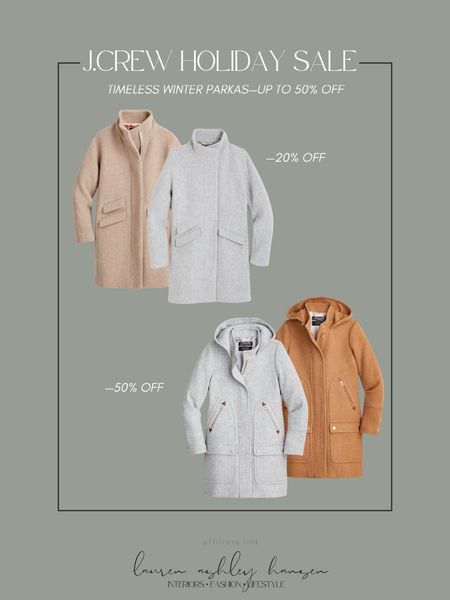 One of my favorite winter parkas! I have the top left ones (both colors) and they’re perfect for dressing up any outfit, or paired with fancier outfits too. They’re 20% off right now, and the ones with hoods are 50% off! 

#LTKSeasonal #LTKstyletip #LTKsalealert