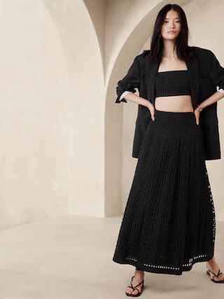 Vina Italian Lace Maxi Skirt | Banana Republic (US)