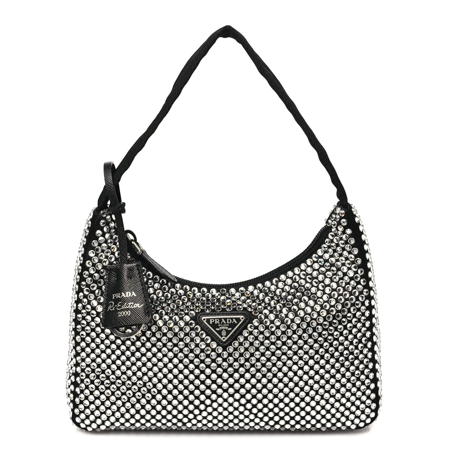 Satin Crystal Mini Re-Edition 2000 Bag Cristal | FASHIONPHILE (US)