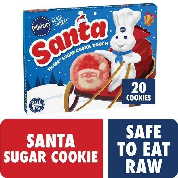 Pillsbury Candy Cane Cookie Dough 12 Count | Walmart (US)