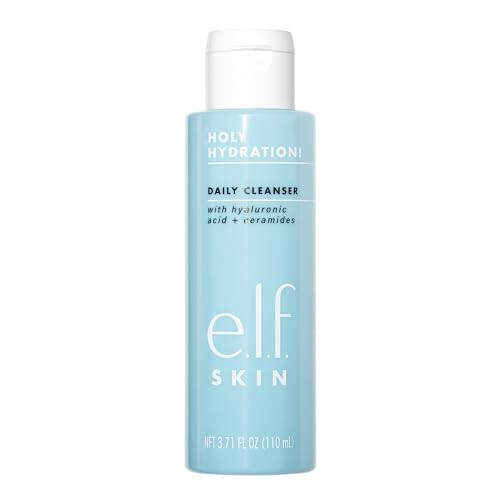 e.l.f. SKIN Holy Hydration! Daily Cleanser, Face Cleanser For Washing Away Excess Oil, Impurities & Makeup, Made With Hyaluronic Acid, Vegan & Cruelty-Free | Amazon (US)