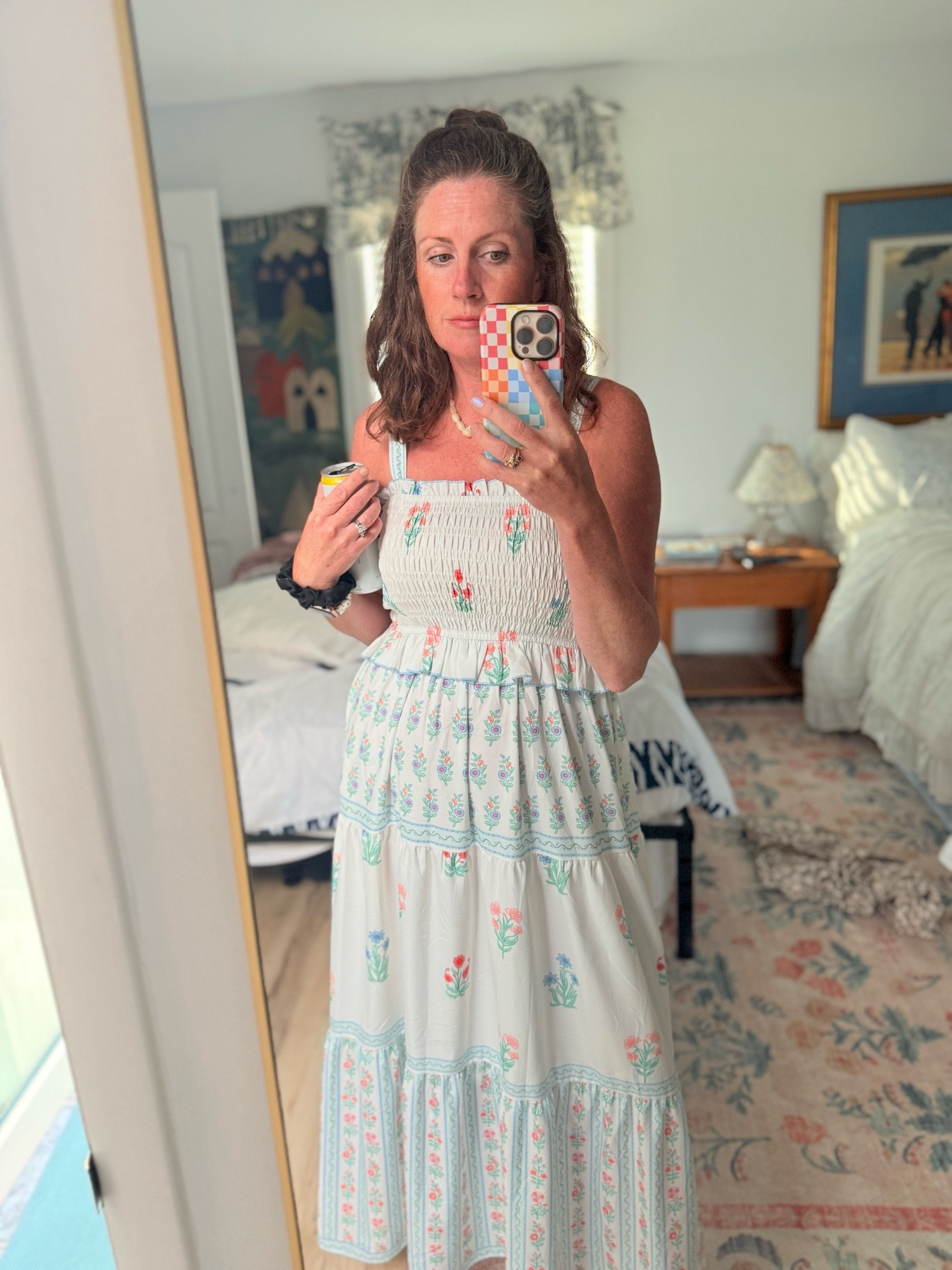 Easy light maxi dress. Pretty print. Can wear a regular bra hidden under the straps. Bonus! Amazon find. Tuckernuck. Anthro

#LTKootd #LTKmomlife #LTKSeasonal