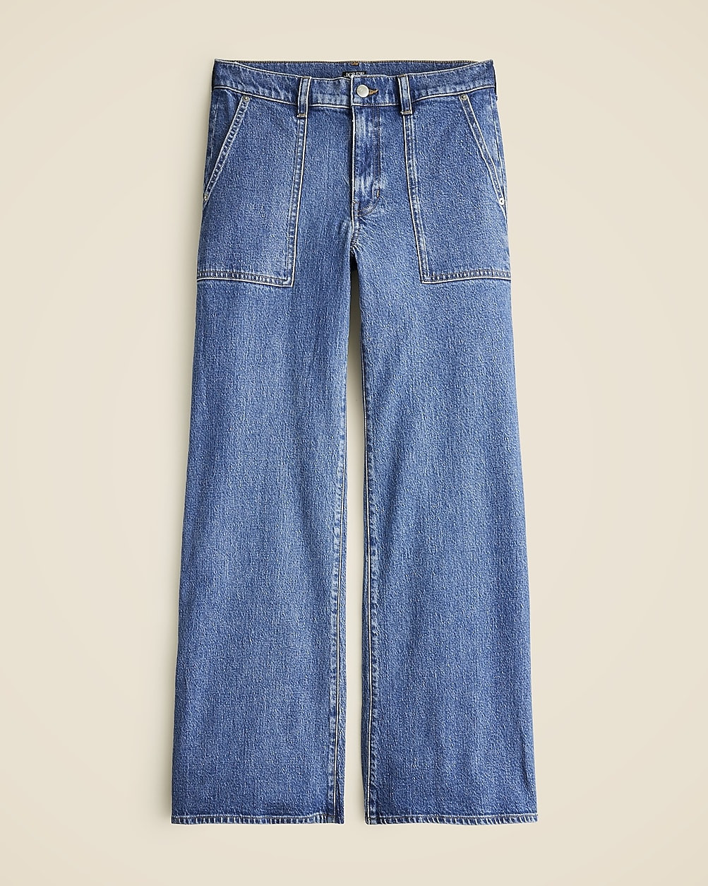 Camp-pocket wide-leg jean | J. Crew US