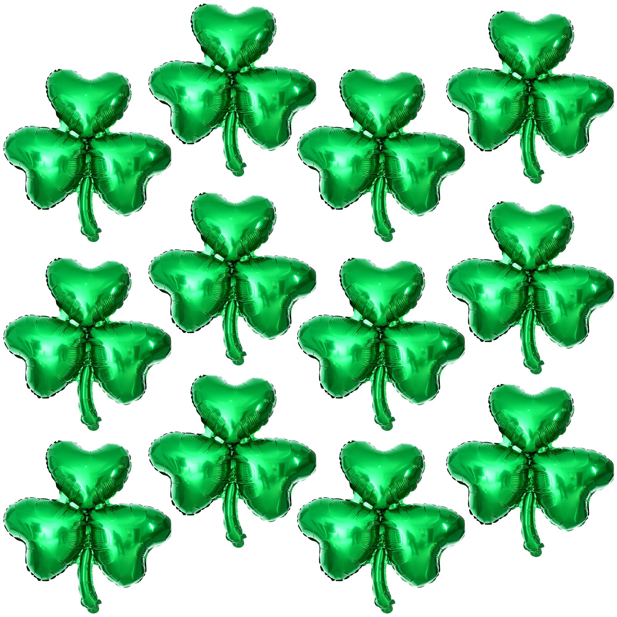 KatchOn, St Patricks Day Shamrock Balloons - 18 Inch, 12 Pcs | Shamrock Decorations | Lucky Clove... | Amazon (US)
