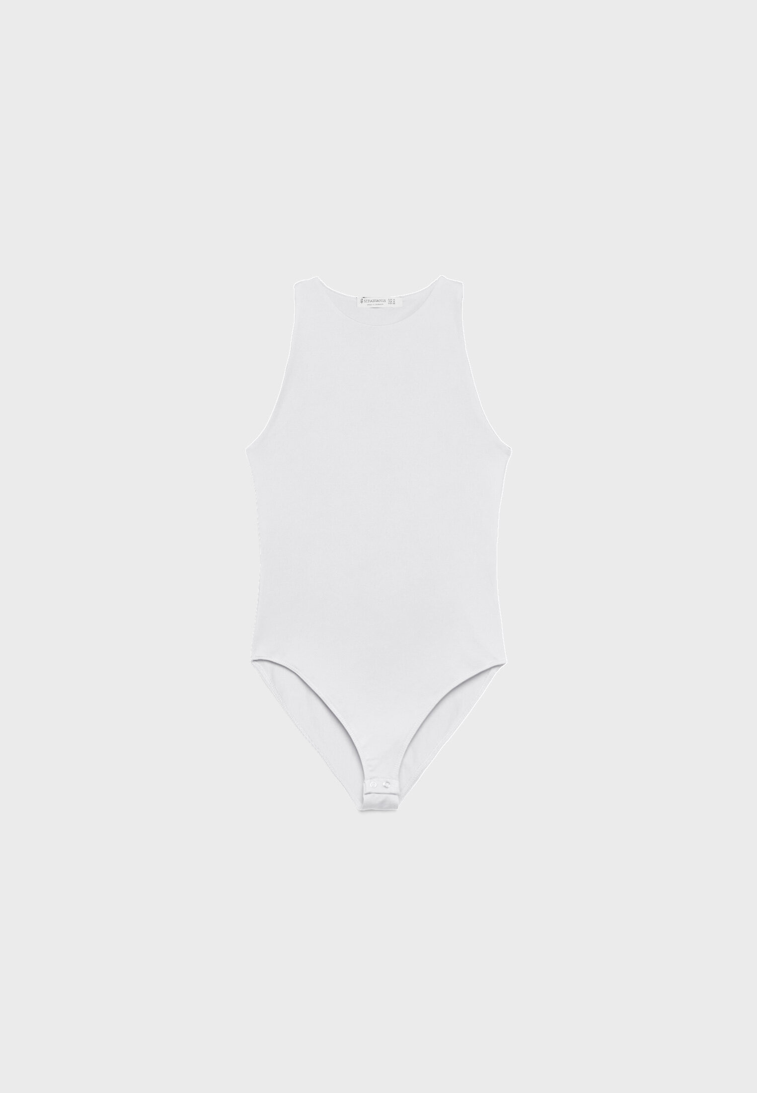 Polyamide halter bodysuit - Women's fashion | Stradivarius United Kingdom | Stradivarius (UK)
